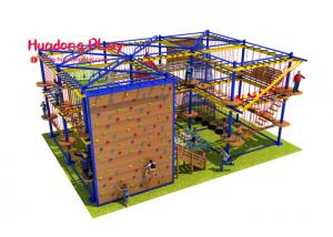 Wholesale Gymnastic Indoor Adventure Playground Eco - Friendly With Climbing Board from china suppliers
