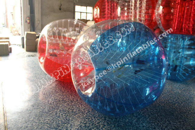 Wholesale PVC Half colour Bumper ball,Bubble Soccer ball,human zorbing ball,Hamster Ball for adult from china suppliers