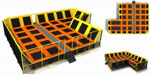Wholesale 224M2 China Manufacutre Trampoline Park Indoor Trampoline Park for Kids and Adults China Good Reputation Fashion Product from china suppliers