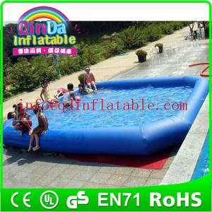 Wholesale PVC Inflatable Swimming Pool water game pool inflatable pool with cover from china suppliers
