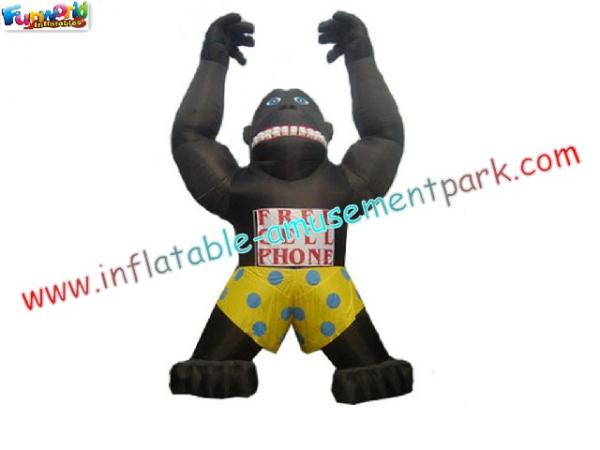 Quality Orangutan shaped with two legs and arms inflatable model for advertising decoration for sale