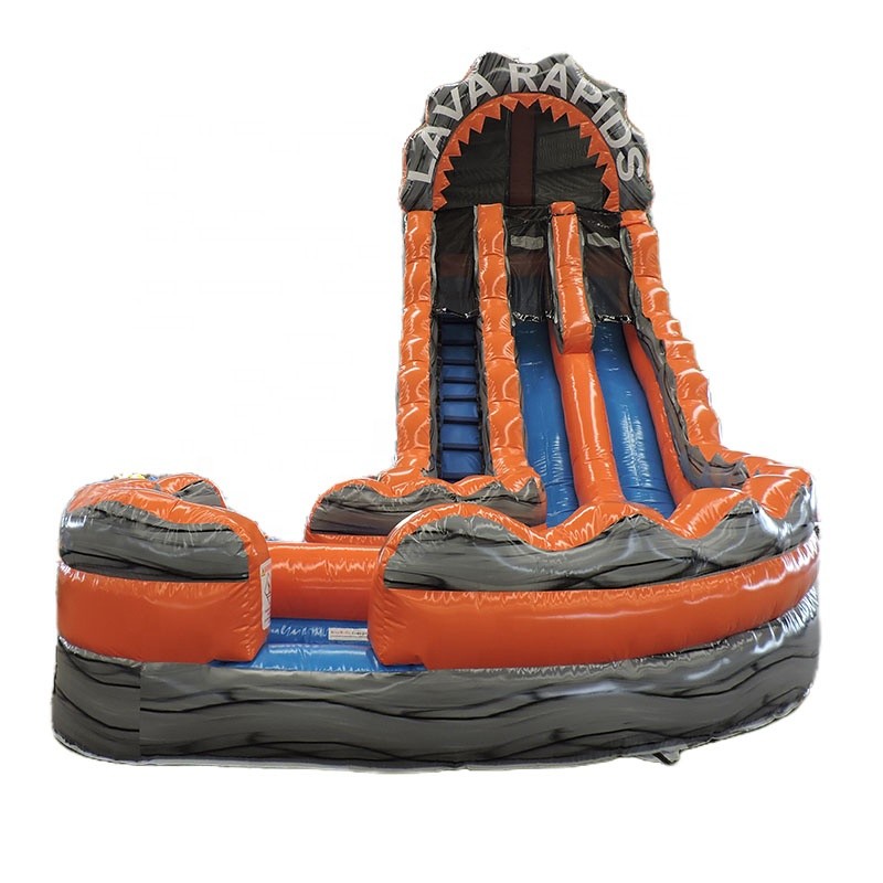 Heavy duty professional inflatable water slides inflatable PVC material used inflatable water slide for sale