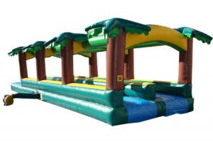 inflatable tropical slide, inflatable slip and slide, inflatable slip n slide, inflatable