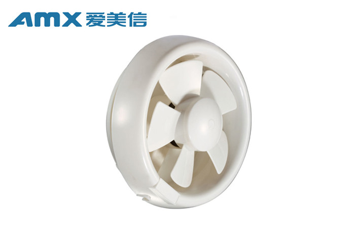 Household Wall Mounted Ventilation Fan 4 Inch Waterproof With Round Shaped