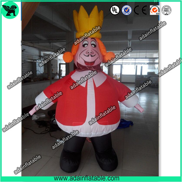 Wholesale Alice In Wonderland Inflatable King Costume Moving Inflatable King Cartoon Mascot from china suppliers