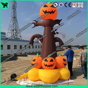 Wholesale 5m Halloween Inflatable  Decorations Halloween inflatable pumpkin Tree with lighting from china suppliers