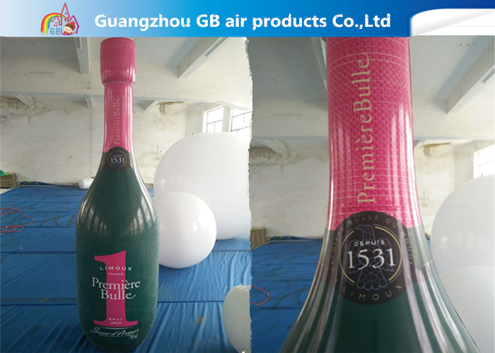 Wholesale Good Quality OEM PVC Inflatable Champagne Bottle For Advertising from china suppliers