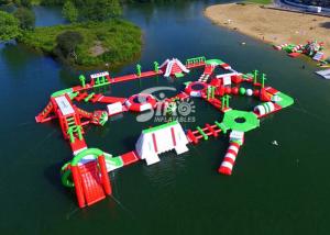 Wholesale 35x30m Giant Floating Island Inflatable Floating Water Park with 0.9mm Pvc Tarpaulin from china suppliers