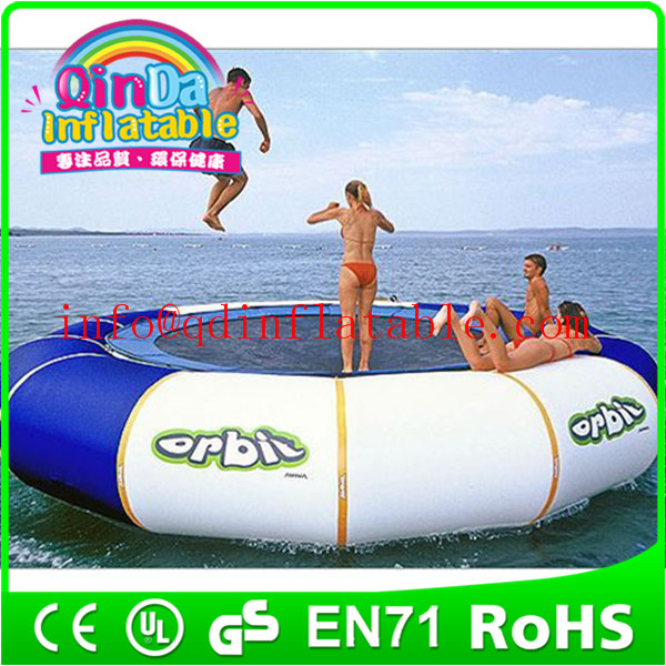 Wholesale QinDa Hot selling Outdoor Water Sports Games water blob trampoline from china suppliers
