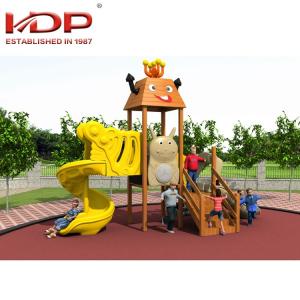 Wholesale Unique Wooden Playground Equipment For Children , Wooden Play Area With Slide from china suppliers