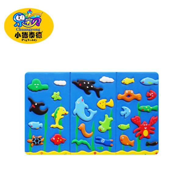 Quality Indoor Playground Kids Rock Climbing Wall Anti - Static Environmental Protection for sale