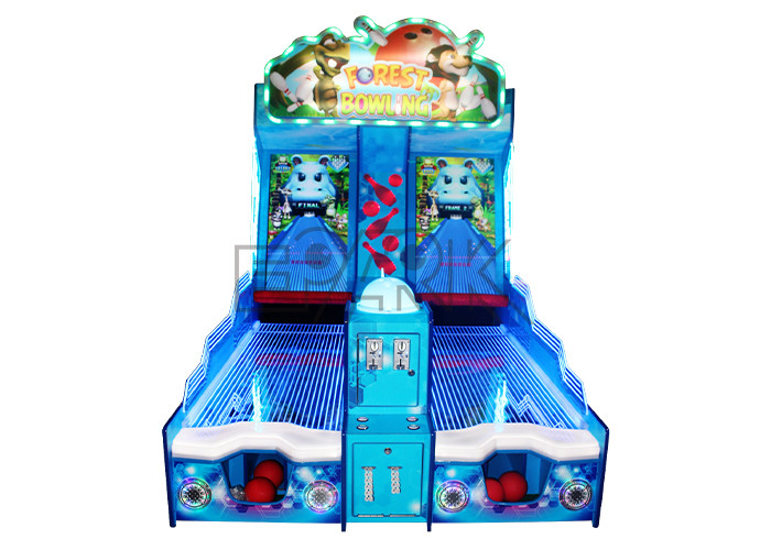 Forest Electronic Coin Operated Arcade Machine For Bowling Ball Shooting Game
