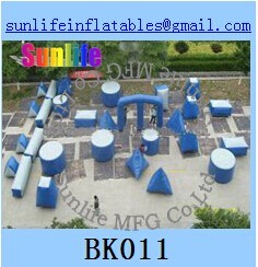Wholesale inflatable 44pcs millium paintball bunker Flexible combination from china suppliers