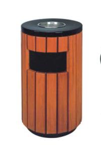 Wholesale Wooden Dustbin Outdoor Wooden Waste Bins from china suppliers