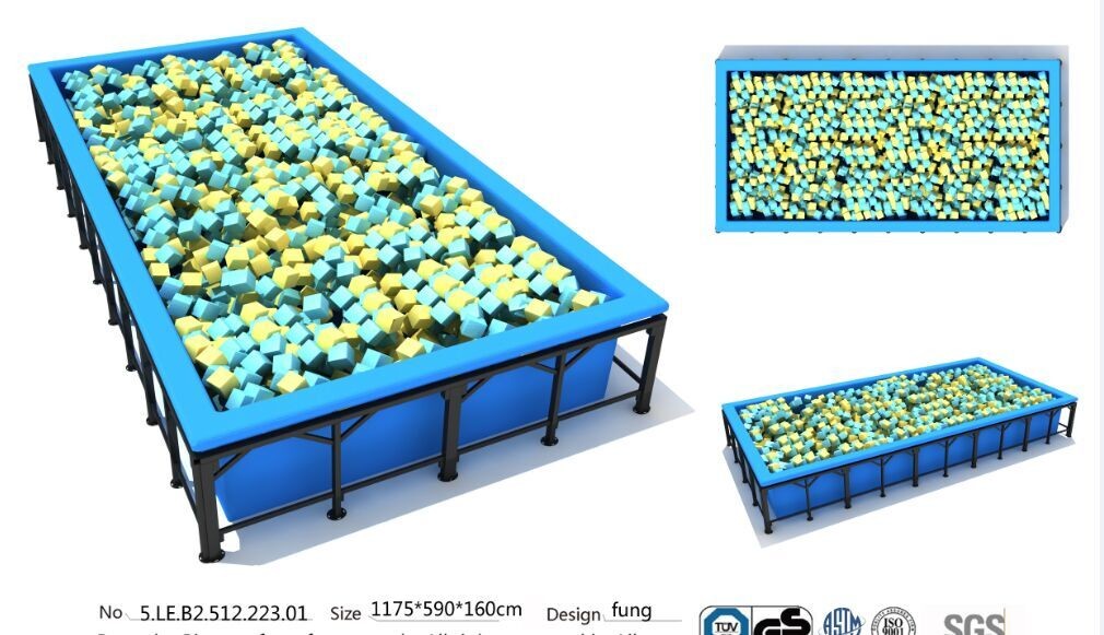 Wholesale 69M2 China Professional Manufacture Trampoline/ China Low Price Jumping Bed/ Fitness Club from china suppliers