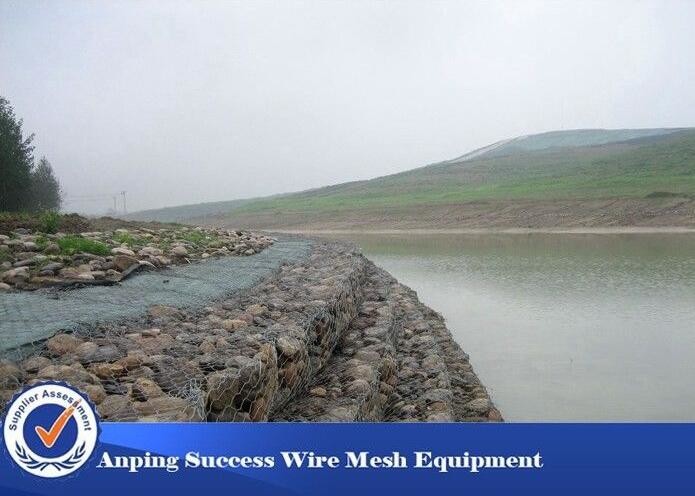 Buy cheap Environment Protecting Gabion Retaining Wall / Hexagonal Wire Netting 8x10 Mm from wholesalers