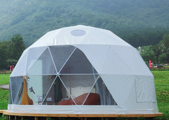 Wholesale 6M Diameter Geodesic Camping Tent Outdoor Strong Structure Half Sphere Small Dome Tents from china suppliers