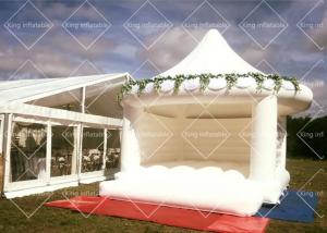Wholesale Outdoor White 4x3.5m Carousel  Inflatable Bouncy Castle For Wedding Use from china suppliers