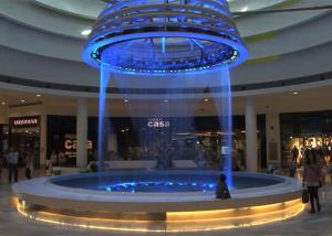 Wholesale Beautiful String Water Curtain Fountain , Programmable Water Screen Fountain from china suppliers
