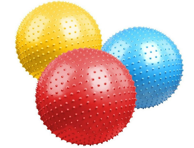 Wholesale Massage Yoga Balance Ball 55cm Particles Slimming Explosion Proof Gym Exercise Fitness Training from china suppliers