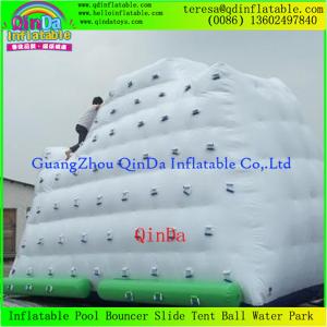 Wholesale Best Quality Low Price Enjoy Water Games Inflatable Iceberg Inflatable Floating Climb Wall from china suppliers