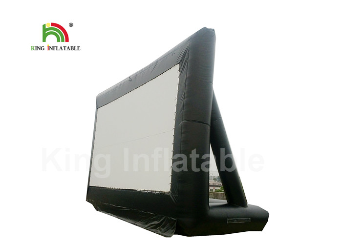 Wholesale CE Custom Black PVC 10m Inflatable Projector Screen, Inflatable Outdoor Movie Screen from china suppliers