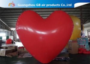 Wholesale Party Big Red Love Heart Inflatable Model PVC Helium Balloon Airtight from china suppliers