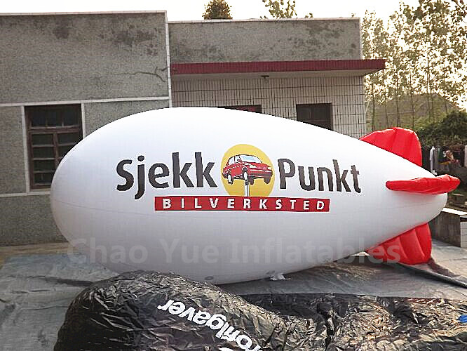 Wholesale 4M Inflatable Helium Blimp with Free Logo Printing from china suppliers