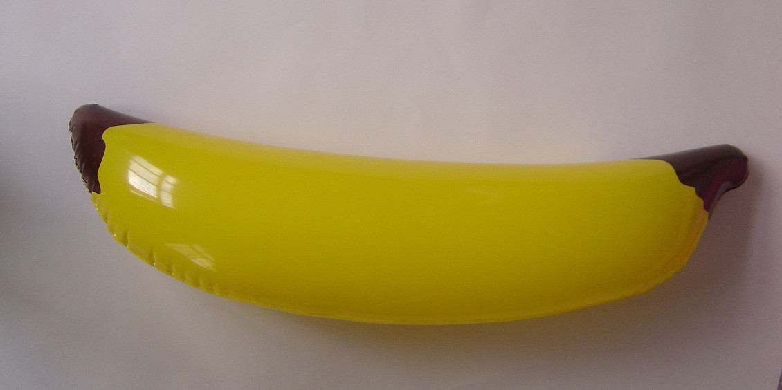 Wholesale inflatable pvc banana toys for promotion/ pvc inflatable banana from china suppliers