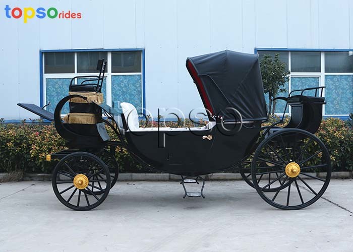 Wholesale Small Lightweight Cinderella Horse Carriage 4 Passengers Led Decorative Light from china suppliers
