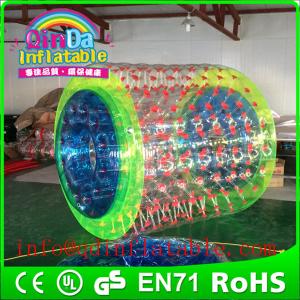 Wholesale QinDa Inflatable Aqua Roller Inflatable Pool Roller inflatable water roller water wheels from china suppliers