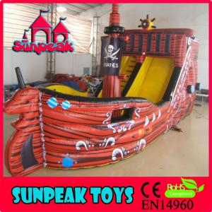 Wholesale OB-056 Inflatable Pirate Ship Inflatable Playground On Sale from china suppliers