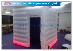 Wholesale Colored Customized Inflatable Led Photo Booth Enclosure Rental With Internal Blower from china suppliers