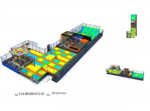 Wholesale 836 M2 Trampoline Attraction Multi Game Indoor Playground Trampoline World from china suppliers