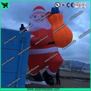 Wholesale New Brand Christmas Advertising Decoration 6m Climbing Inflatable Santa Claus Cartoon from china suppliers