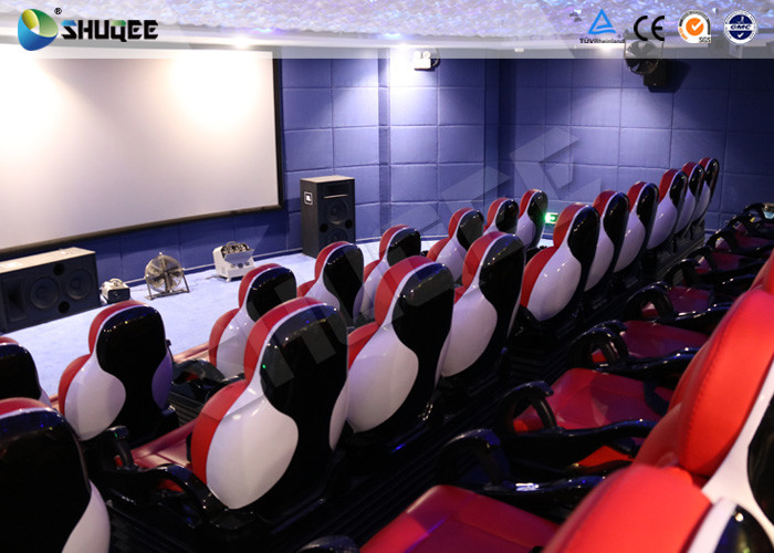 Wholesale Theater  5D Solution System 5D Movie Theater Motion Chairs With Water, Jet, Vibration, Leg Sweep Special Effect from china suppliers