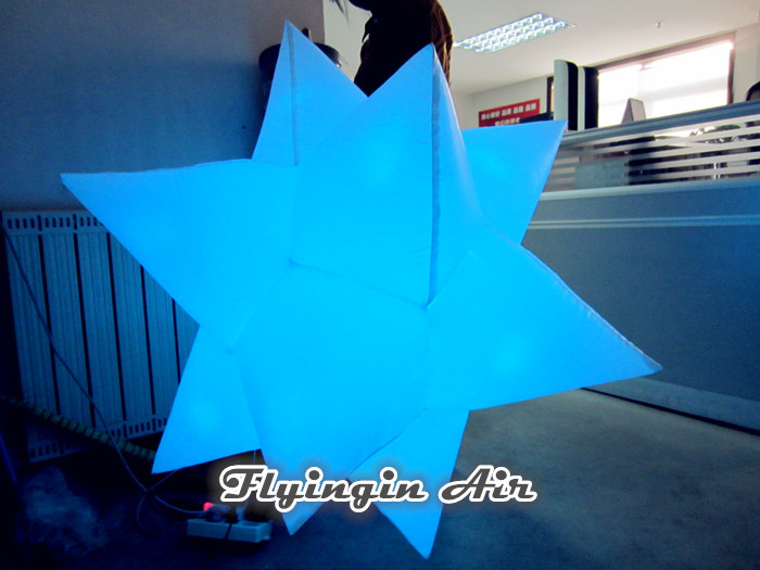 Wholesale Decorative Party Light Inflatable Star with 16 Colors LED Light for Wedding and Stage from china suppliers
