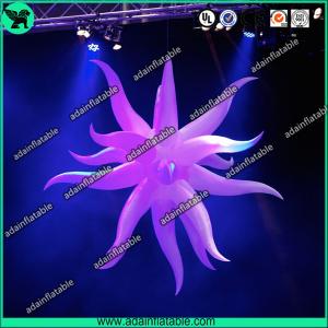 Wholesale Beautiful Club White Event Decoration Inflatable Hanging LED Lighting Star 1.5M from china suppliers