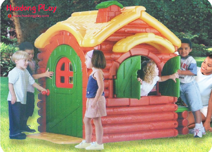 Wholesale Fairy Tale Playground Nursery Active Play Equipment Indoor  ,  LLDPE Forest Lodge Playhouse from china suppliers