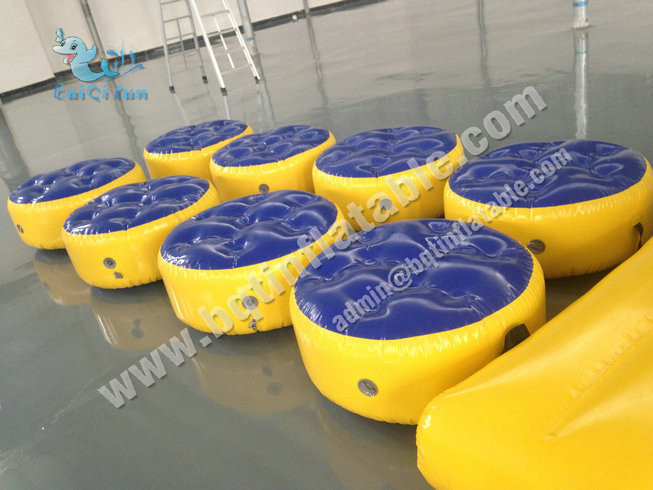 Wholesale Inflatable water balance pillow Air tight platform,inflatable water game from china suppliers