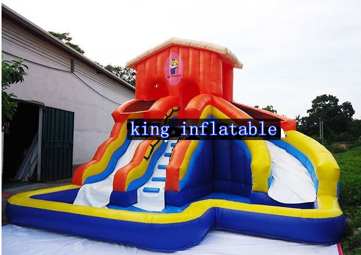 Wholesale Kids Inflatable Water Slide Waterproof Backyard Bounce House Swimming Slides Pool from china suppliers