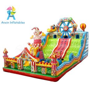 Wholesale New design Ferris wheel and clown giant children Inflatable bouncer playground from china suppliers