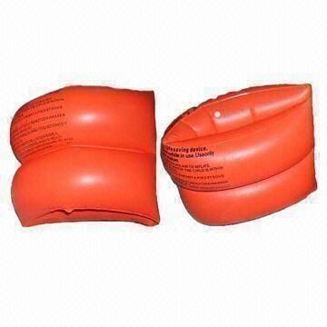 Wholesale Arm Bands, Made of PVC with 0.18mm Thickness, Measures 7 x 7.5-inch and Available in Red Color from china suppliers