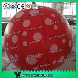 Wholesale Event Party Hanging Decoration Red 1m Inflatable Spot Balloon With LED Light from china suppliers