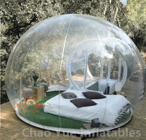 Wholesale 0.8mm PVC Single Tunnel Inflatable Bubble Tent for outdoor from china suppliers