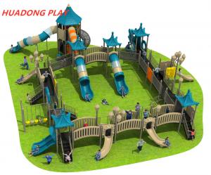Wholesale Fable Series Kids Outdoor Playset Equipment , Commercial Playground Slides from china suppliers