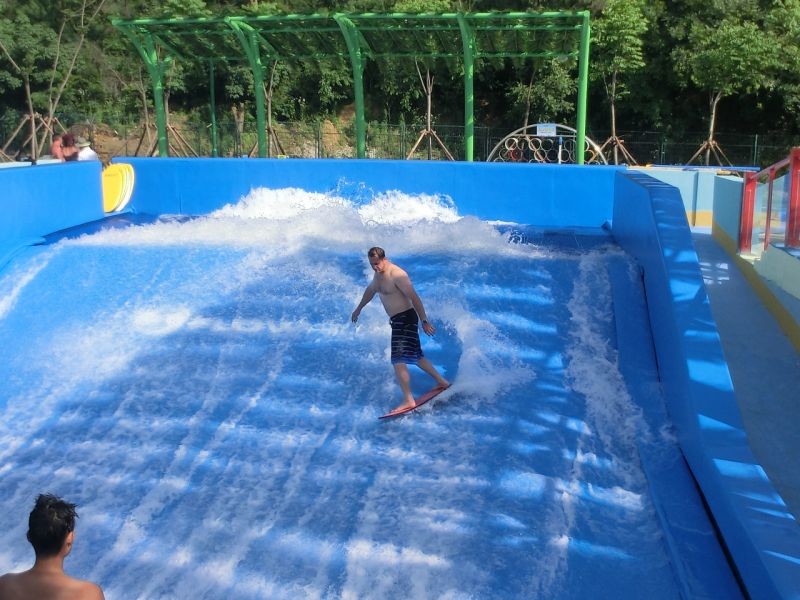 Wholesale Water Park Surfing Skateboard Equipment Fiberglass Flowrider With Wave Surfing Machine from china suppliers