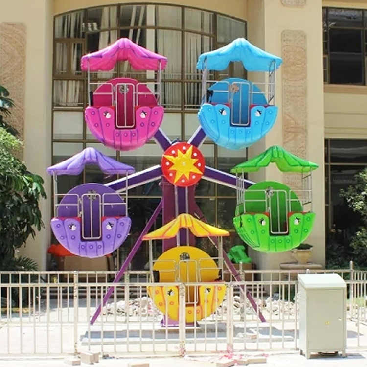 Wholesale Amusement Park Mini Ferris Wheel Two Side 10 Cabins Customized Service from china suppliers