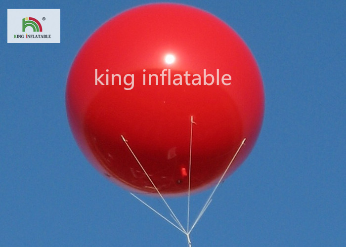 Wholesale 3m Diameter PVC Red Inflatable Advertising Products / Giant Advertising Balloons from china suppliers