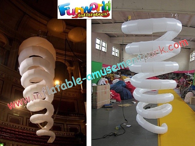 Wholesale Curve Inflatable Lighting Decoration For Outroor , 2m Light Exhibition from china suppliers